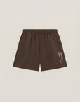 Slit Top SS & Active Globe Shorts - Dark Brown bundle