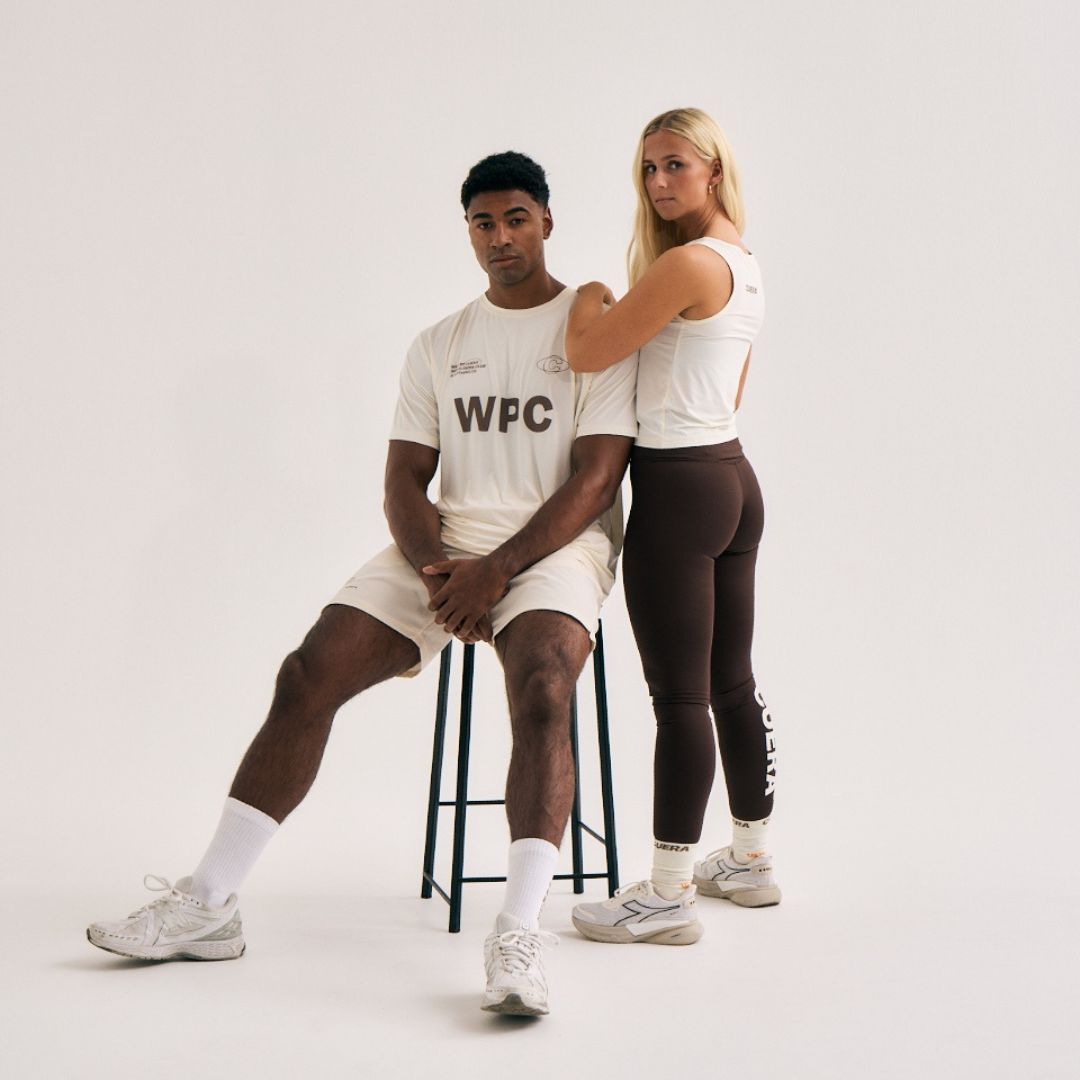 Active Logo Tights Long - Dark Brown