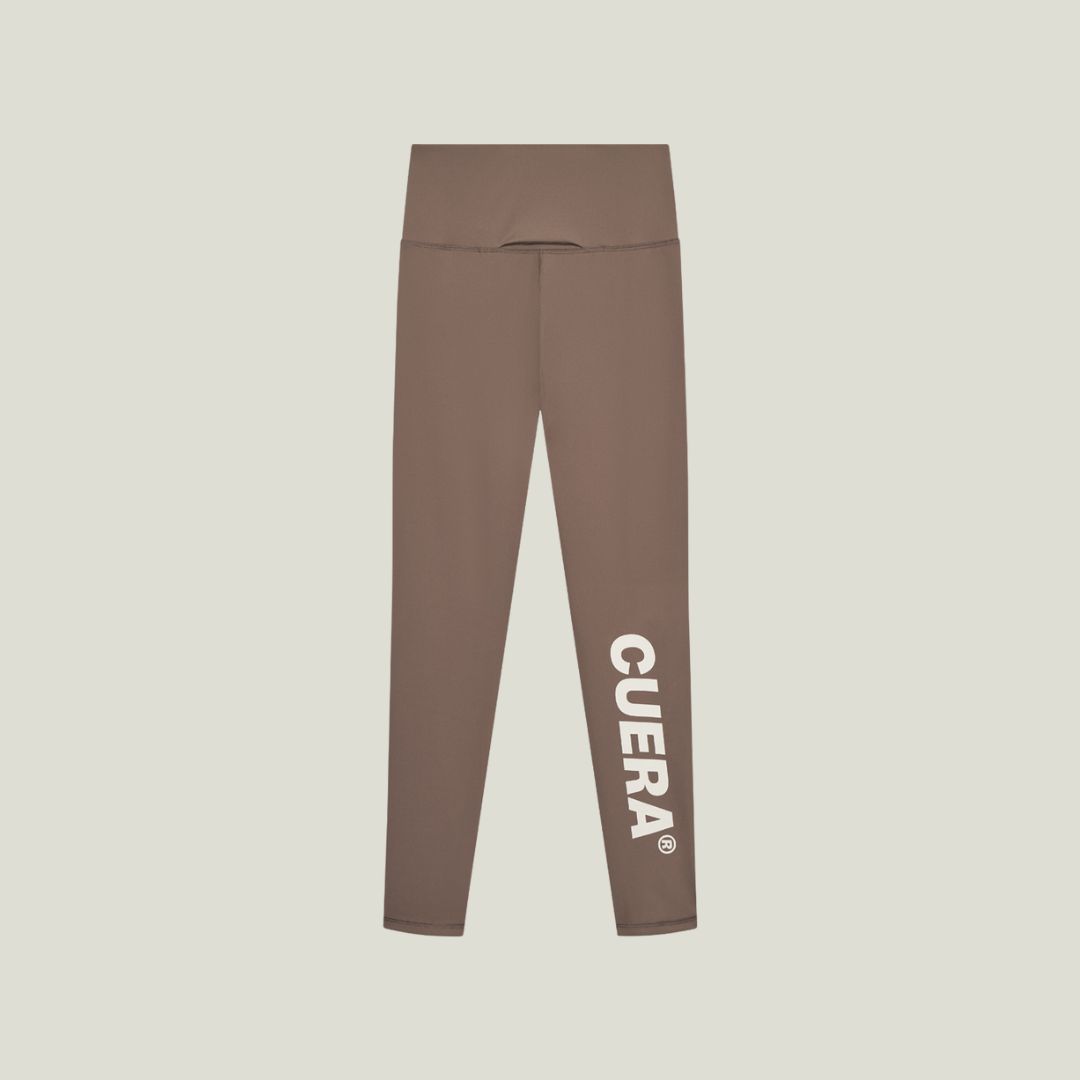 Active Logo Tights Long - Walnut