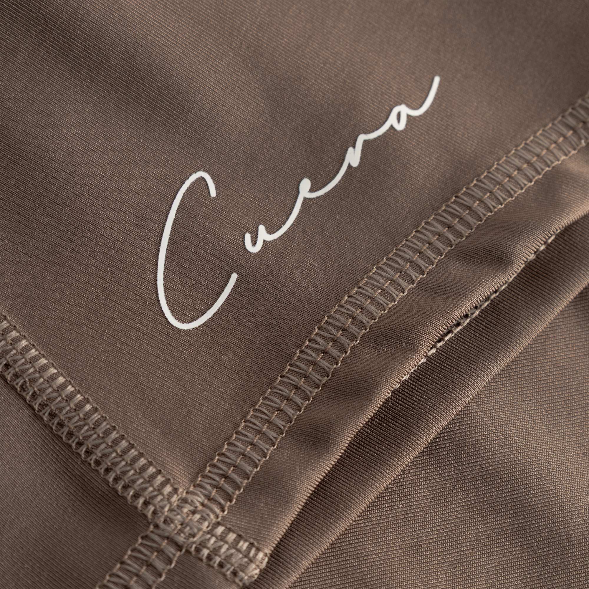 Active Biker Tights Hidden Seem - Walnut