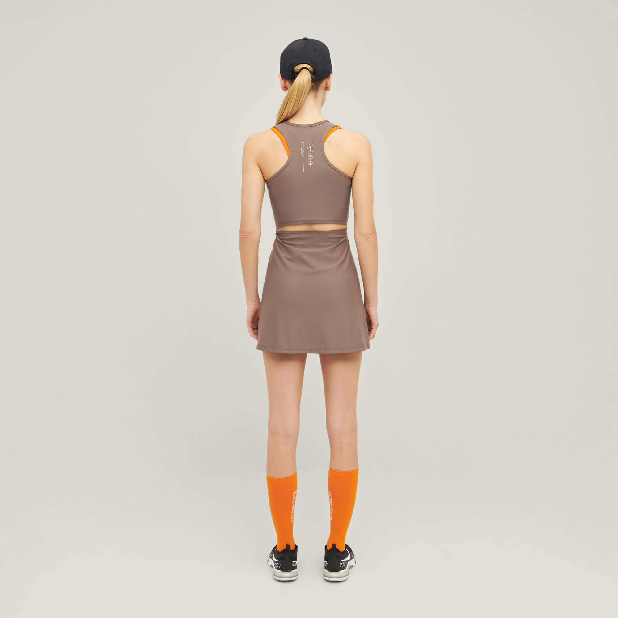 Oncourt Globe Jurk - Bruin