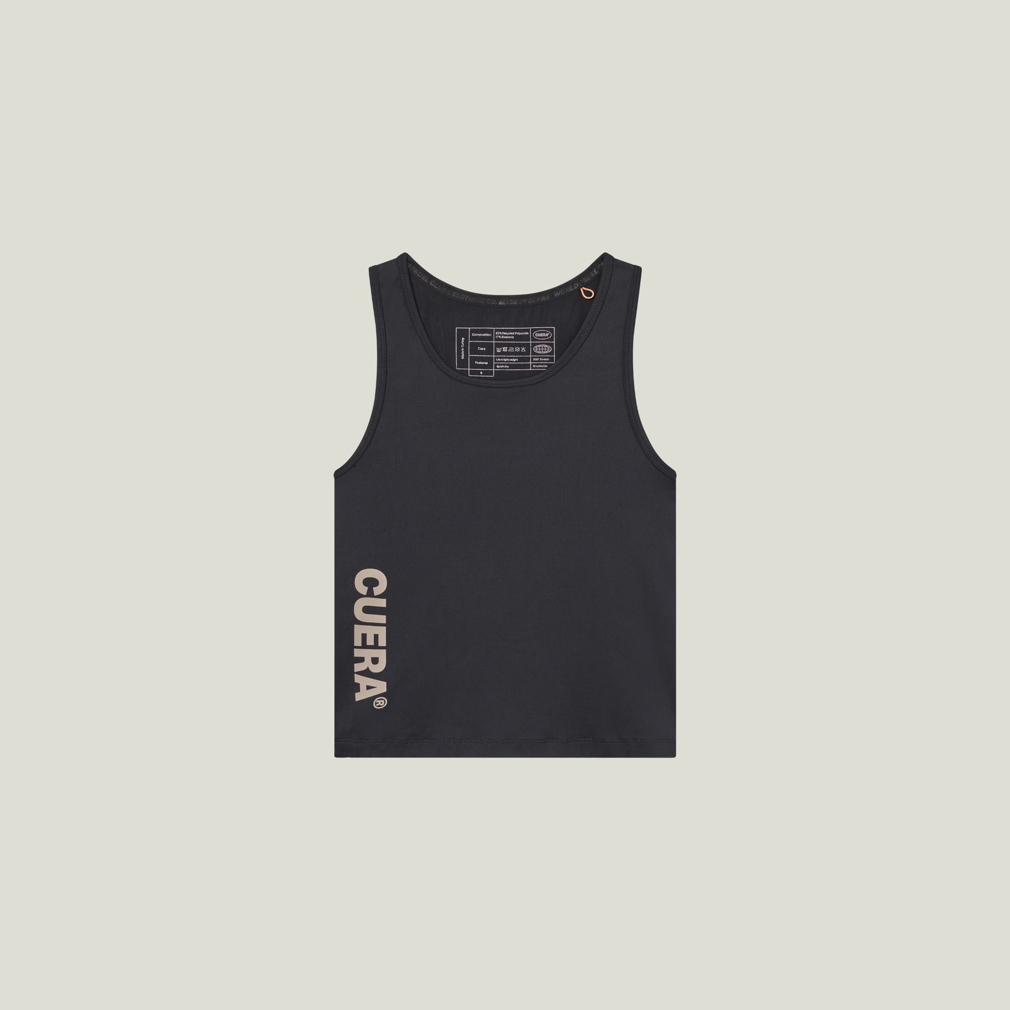 Oncourt Slim Tank Top - Black