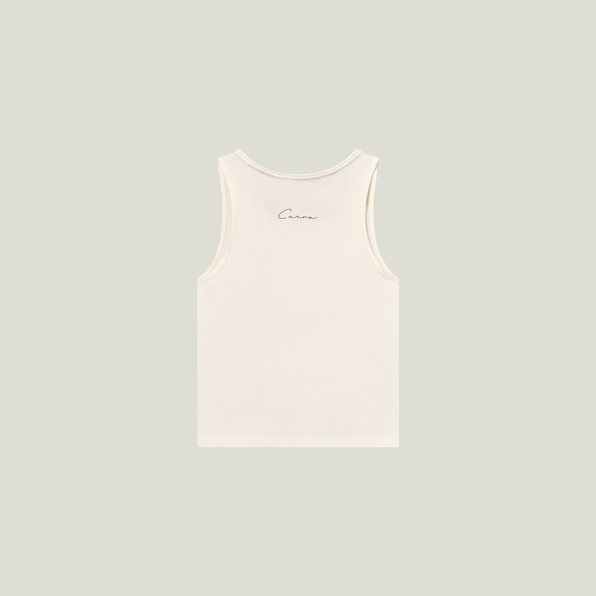 Oncourt Slim Tank Top - Off White