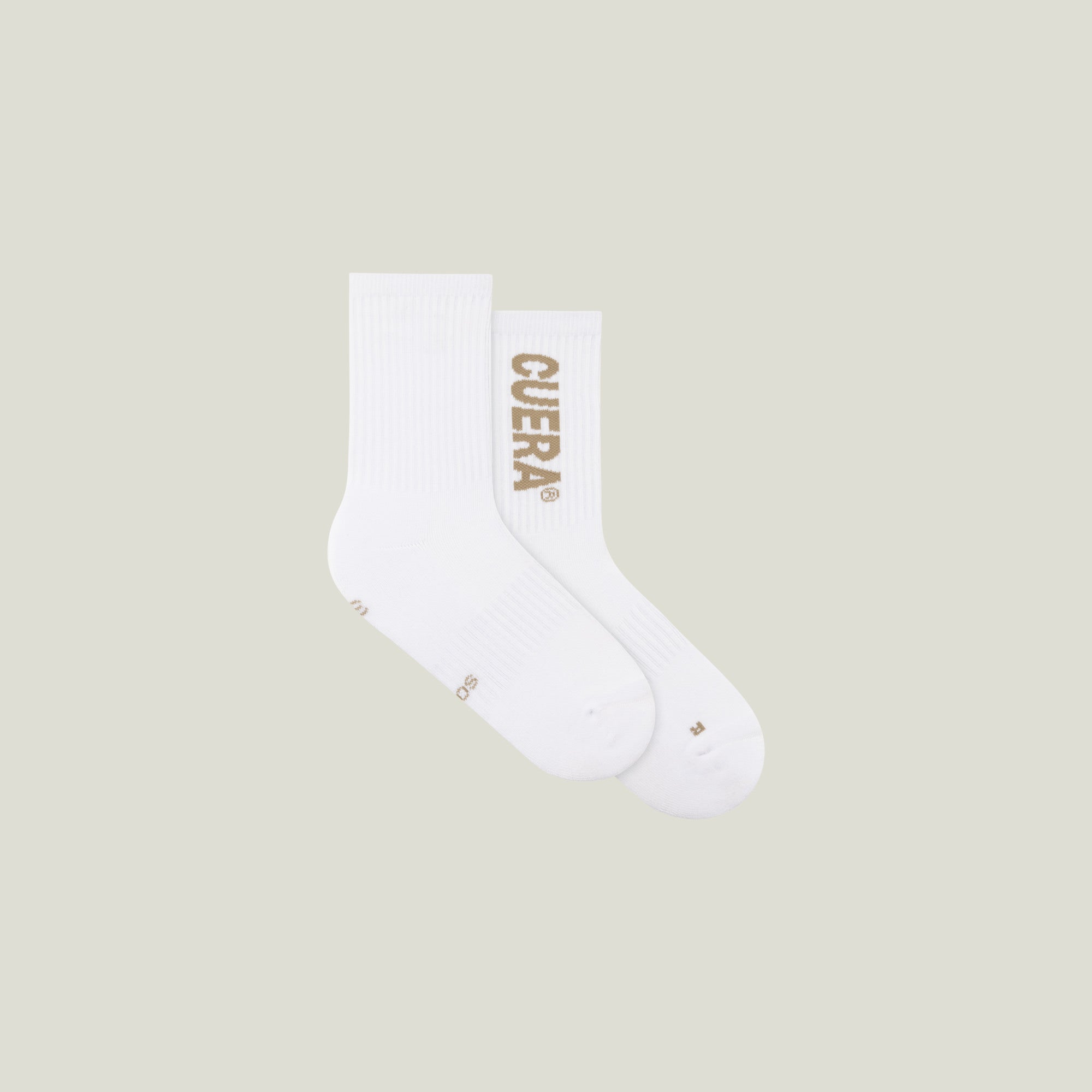 2-pack Cuera Padel Socks - White/Walnut