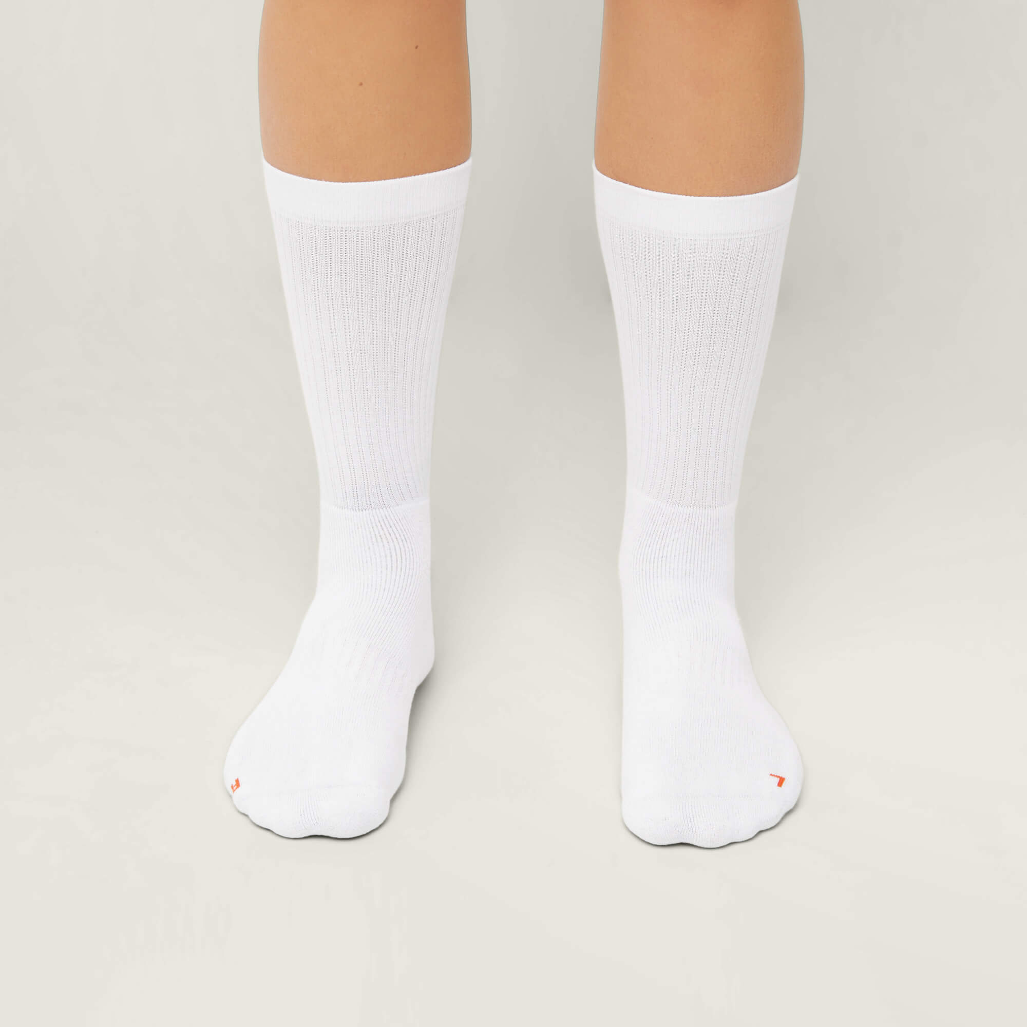 2-pack Bandeja Padel Socks - White/Orange
