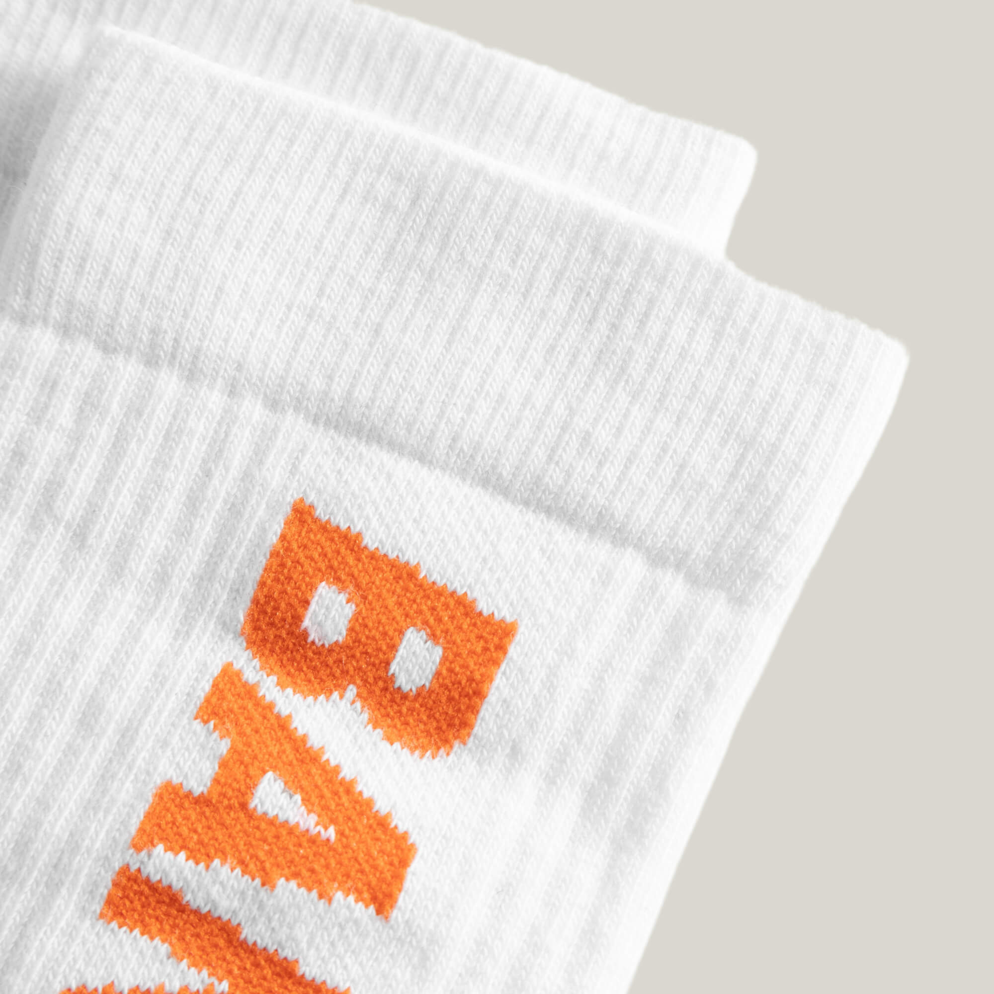 2-pack Bandeja Padel Socks - White/Orange
