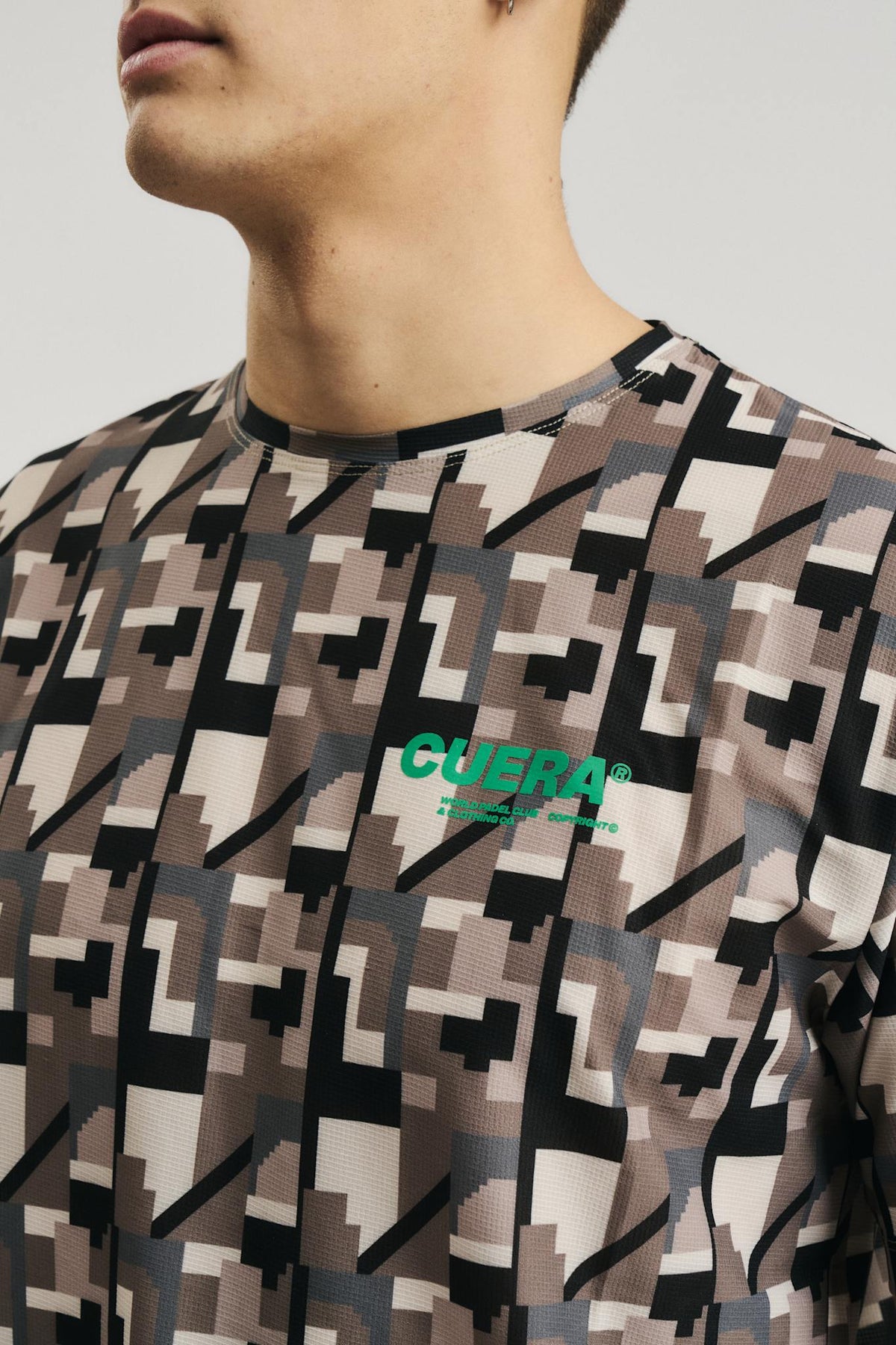 Oncourt Breathe Camou T-Shirt - Camou Green Print
