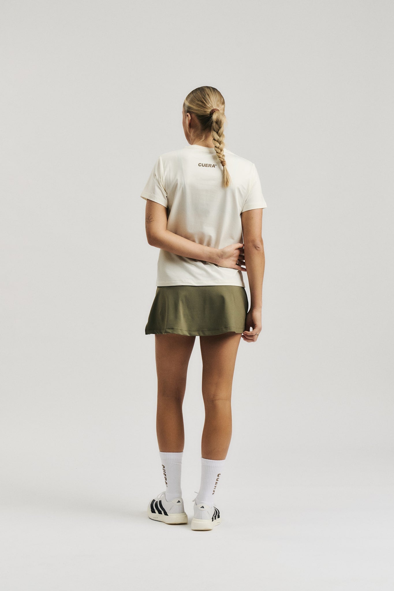 Oncourt Slit Top SS - Off White