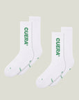 2-pack Cuera Padel Socks - White/Green