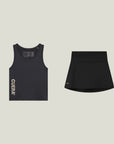 Oncourt Slim Tank Top & Oncourt Cuera Skirt 2-in-1