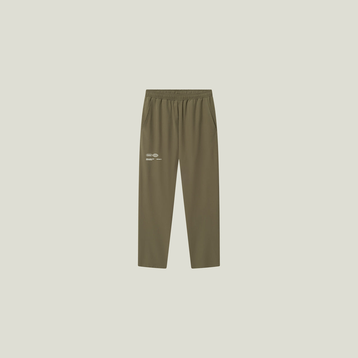 Cuera Active Cuera Track Pants in Army, flat lay front view