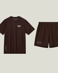 Cuera Breathe Active Unifrom in D. Brown, flat lay front view