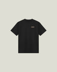 Cuera Active Light Weight T-Shirt in Black, flat lay front view