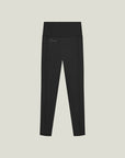 Cuera Active Logo Tights Long in Black, flat lay front view