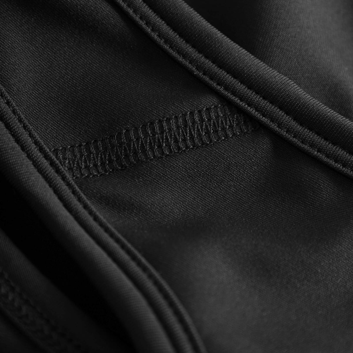 Strap and binding detail of Cuera Active Made Bra in Black