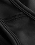 Strap and binding detail of Cuera Active Made Bra in Black