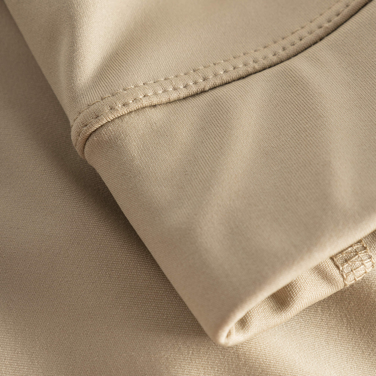 Fabric and strap detail of Cuera Active Made Bra in Grey