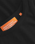 Cuera Active Rib Tank Top Bundle W&B, neck label and care tag detail