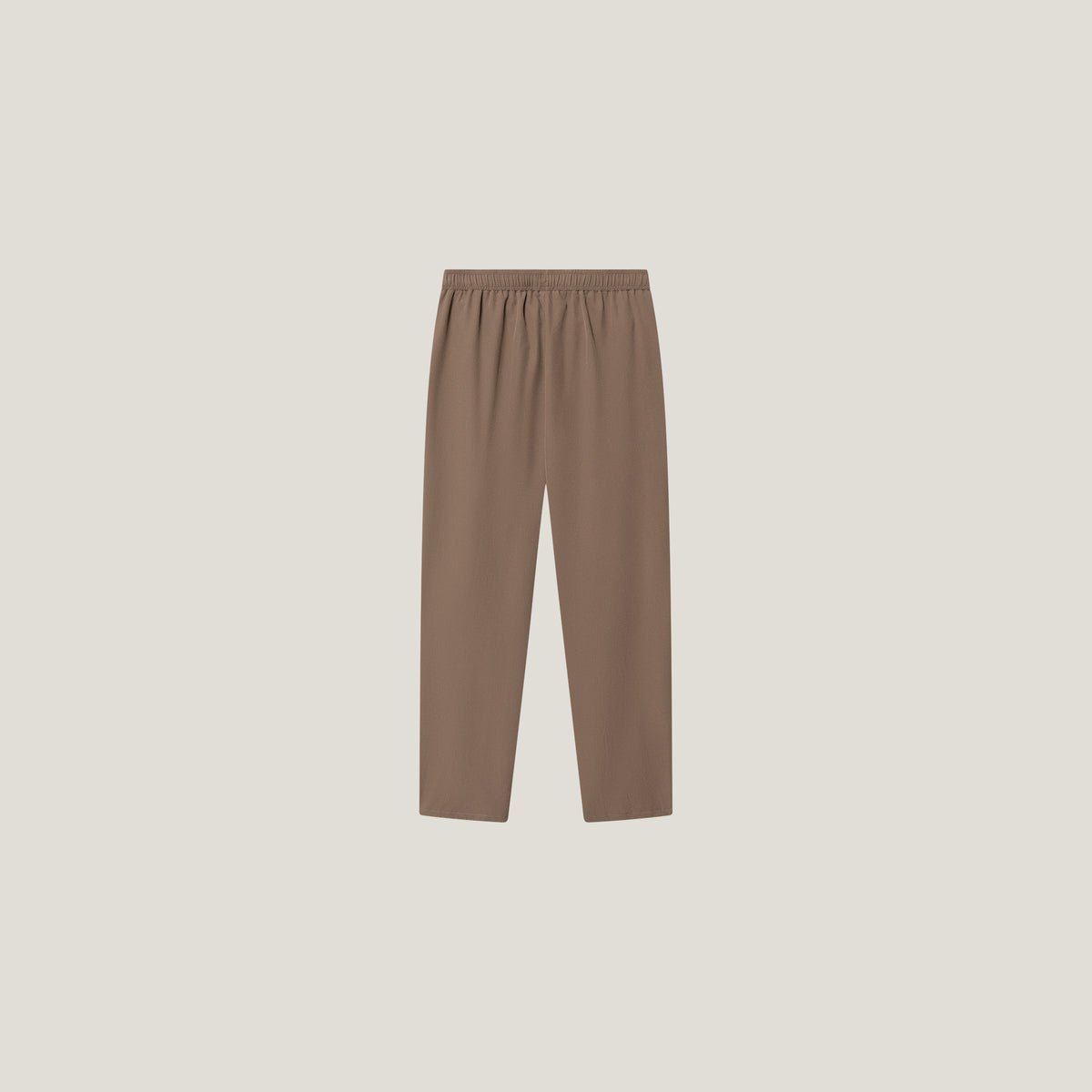 Cuera Active Track Pants in Walnut, flat lay back view