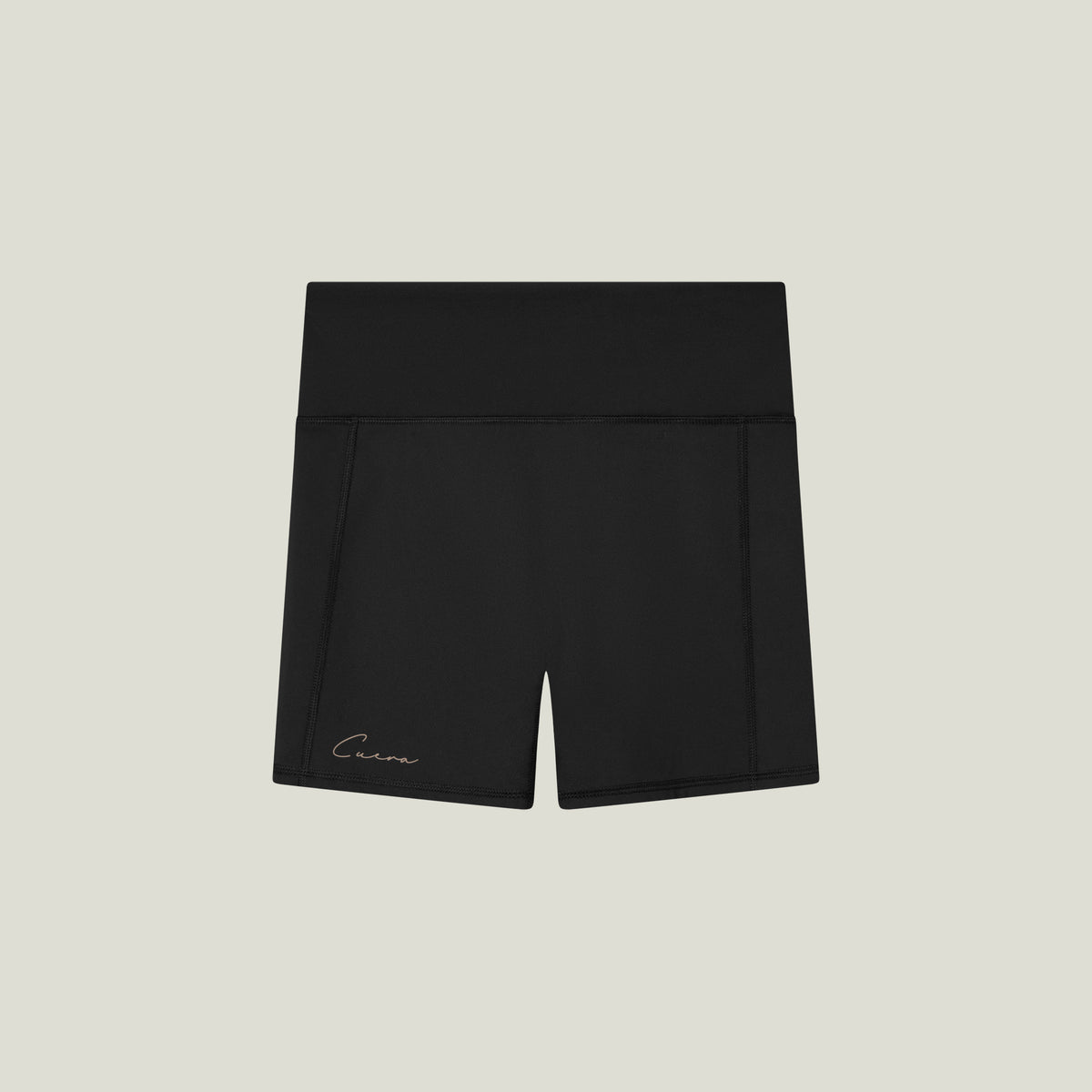 Cuera Active Ultra Short Inner Tights in Black, flat lay front view