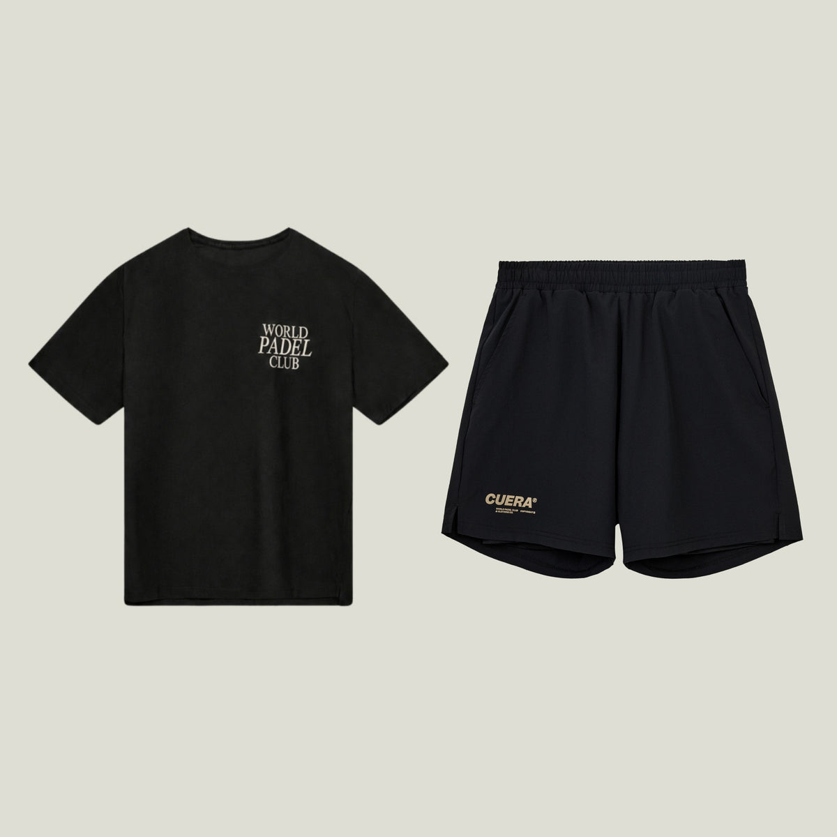 Cuera Breathe WPC Uniform in Black, flat lay front view