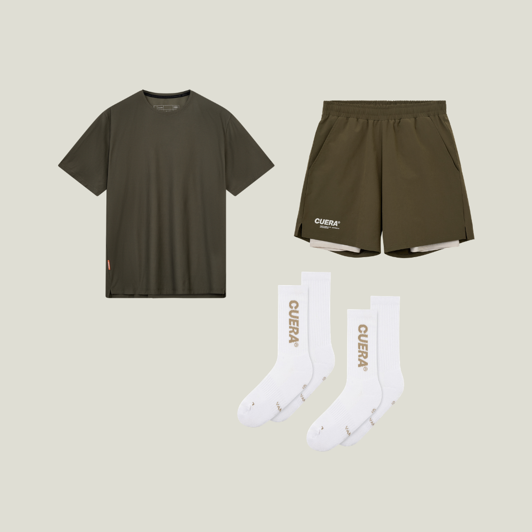 Cuera Father's Day Premium Bundle, flat lay front view