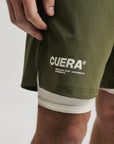 Model wearing Cuera Father's Day Premium Bundle, close-up detail on model