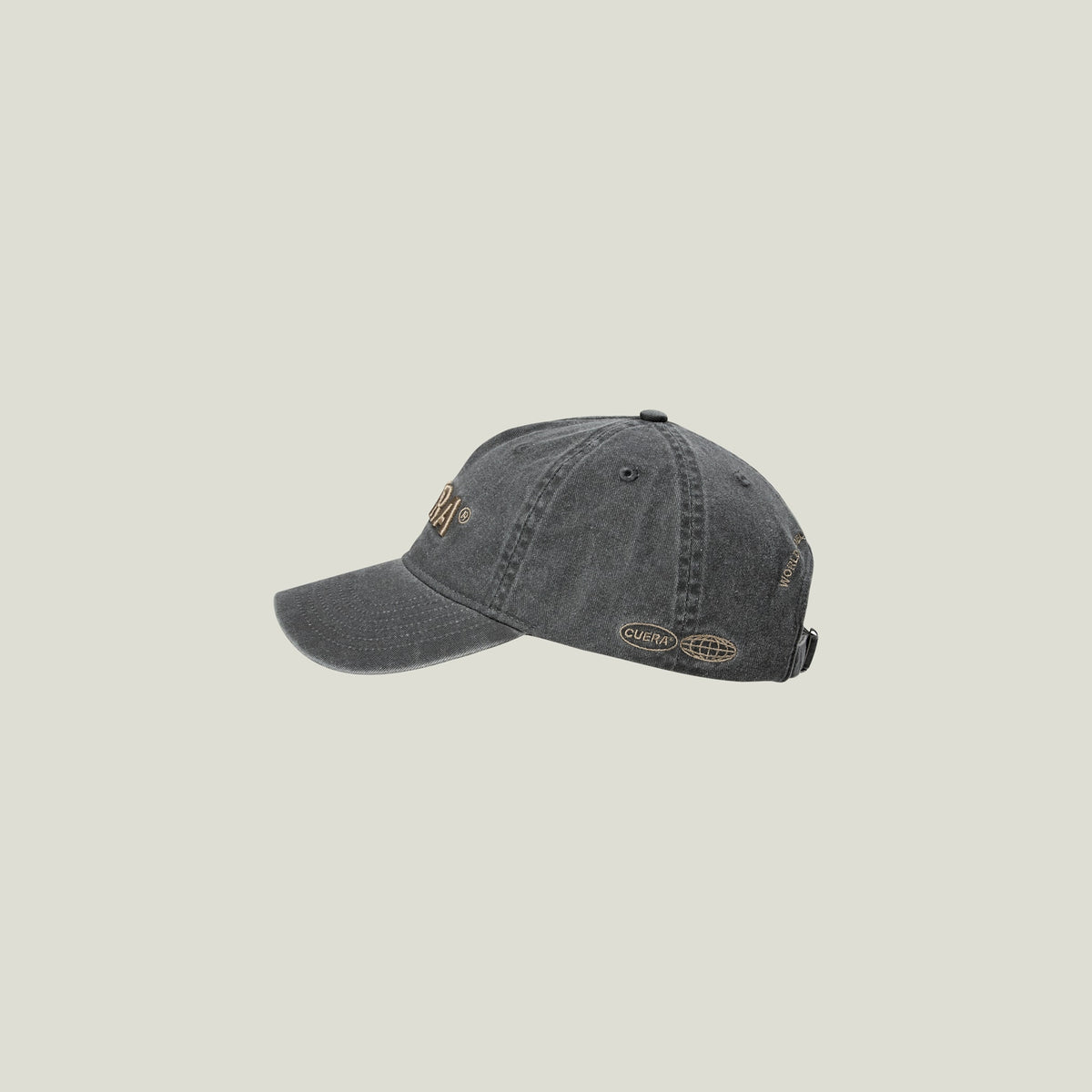 Cuera Offcourt Cuera Cap in Antrasit, flat lay front view