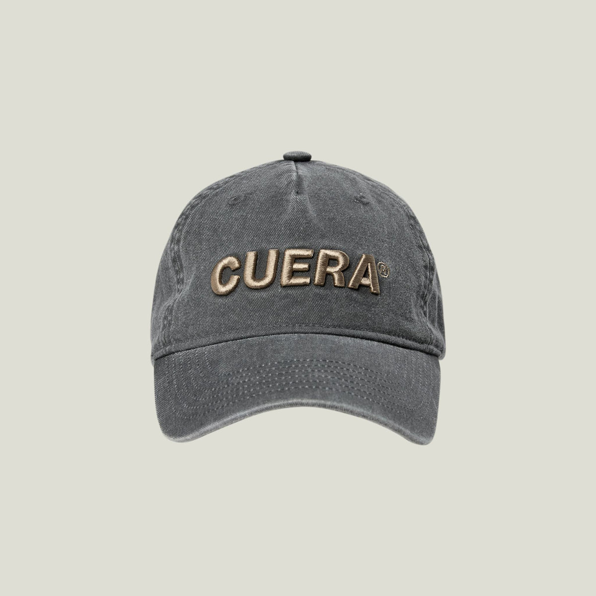 Cuera Offcourt Cuera Cap in Antrasit, flat lay front view
