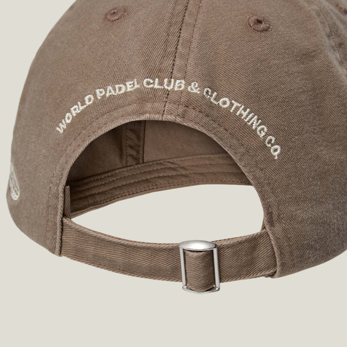Cuera Offcourt Cuera Cap in Walnut, flat lay back view