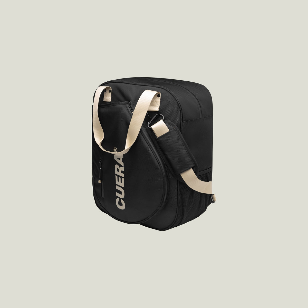Cuera Oncourt Bagpack small in Black, flat lay front view