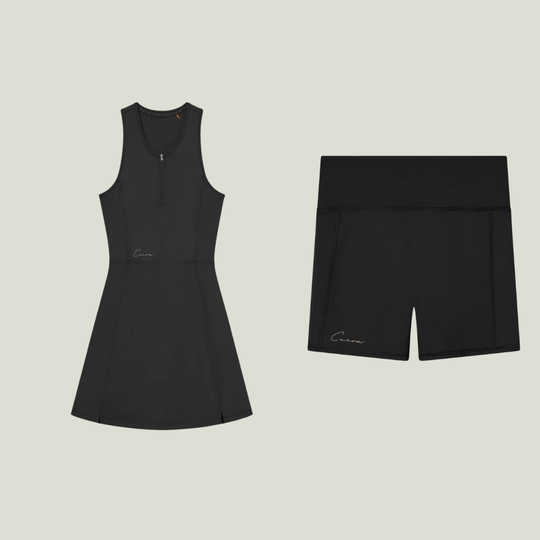 Cuera Oncourt Black Dress Uniform, flat lay front view
