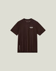 Cuera Oncourt Breathe Cuera T-Shirt in Dark Brown, flat lay front view