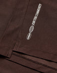 Cuera Oncourt Breathe Cuera T-Shirt in Dark Brown, neck label and care tag detail
