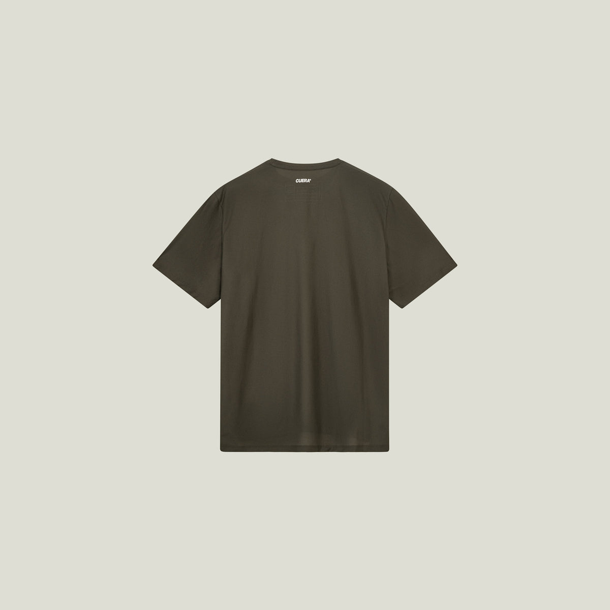 Cuera Oncourt Breathe T-Shirt in Army, flat lay back view