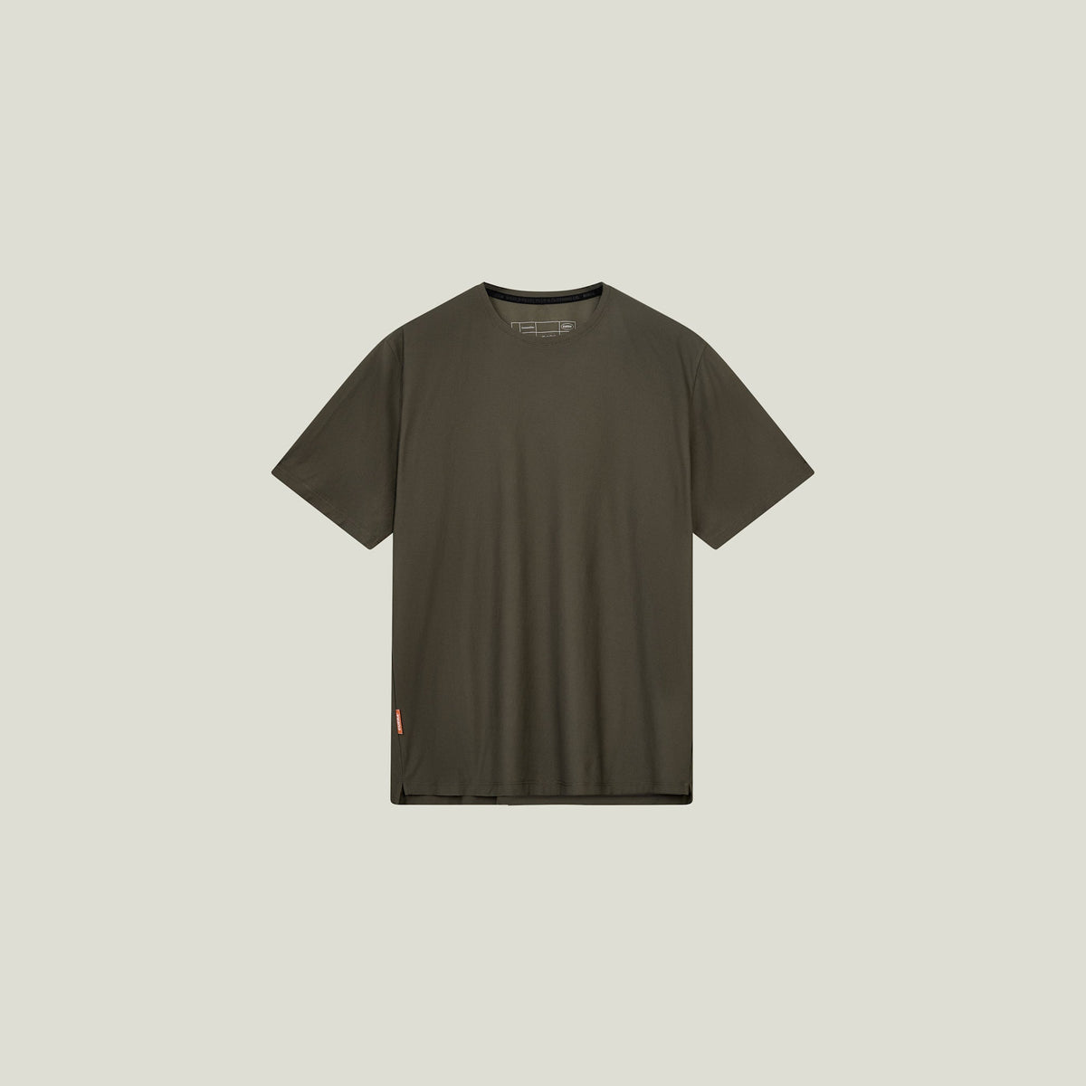 Cuera Oncourt Breathe T-Shirt in Army, flat lay front view