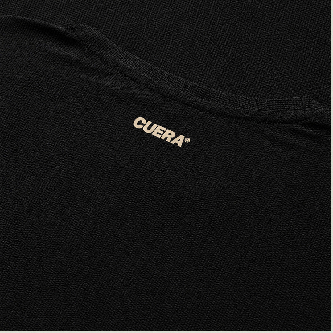 Cuera Oncourt Breathe T-Shirt in Black, flat lay front view