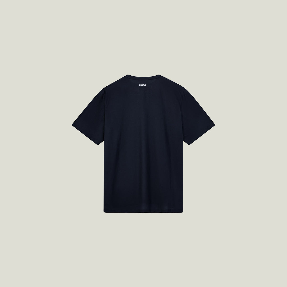 Cuera Oncourt Breathe T-Shirt in Navy, flat lay back view