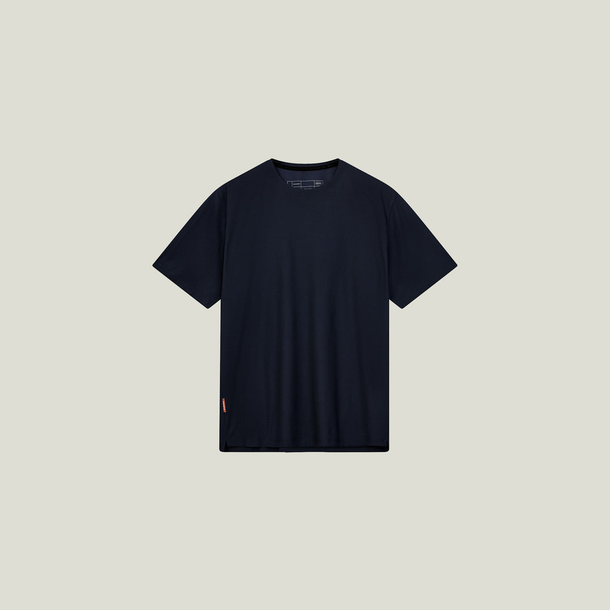 Cuera Oncourt Breathe T-Shirt in Navy, flat lay front view