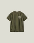 Cuera Oncourt Breathe WPC T-Shirt in Army, flat lay front view