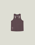 Cuera Oncourt Cuera Airy Tank Top in Dark Brown, flat lay front view