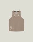 Cuera Oncourt Cuera Airy Tank Top in Walnut, flat lay front view