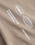 Cuera Oncourt Cuera Airy Tank Top in Walnut, logo print detail