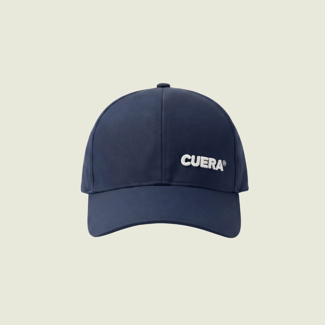 Cuera Oncourt Cuera Cap in Navy, flat lay front view