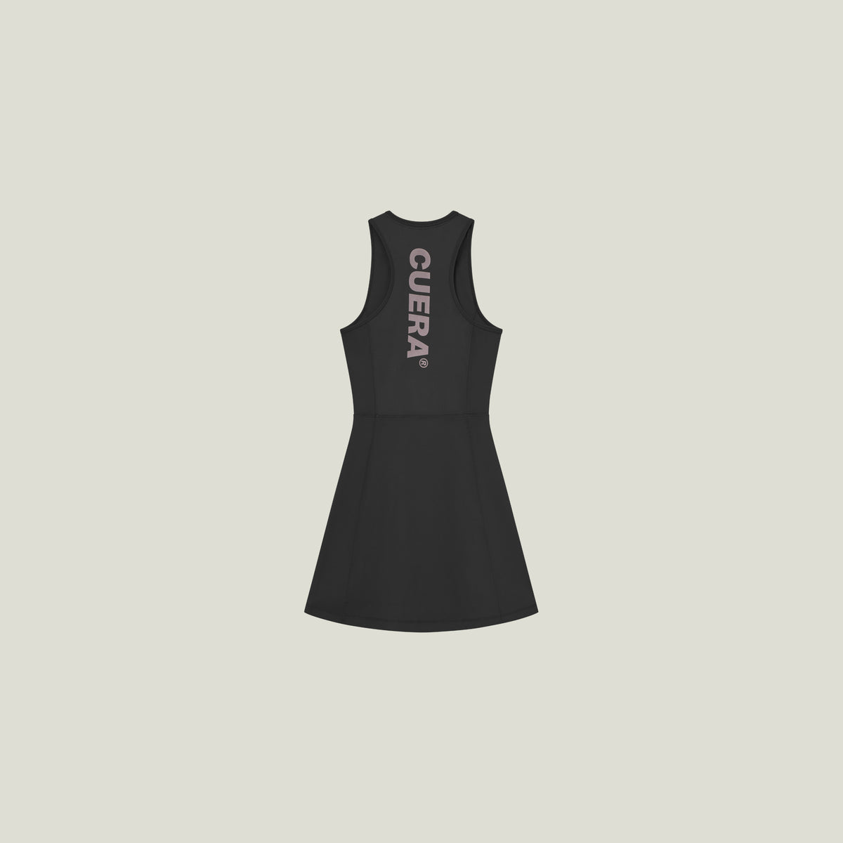 Cuera Oncourt Cuera Dress in Black, flat lay back view
