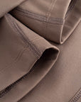 Cuera Oncourt Cuera Skirt 2-in-1 in Walnut, seam and stitching detail