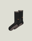 Cuera Oncourt Grip Sock in Black, flat lay front view