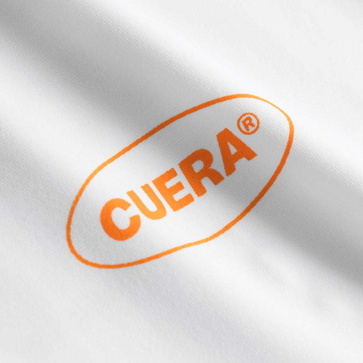 Cuera Oncourt Made Polo ss in White, logo print detail