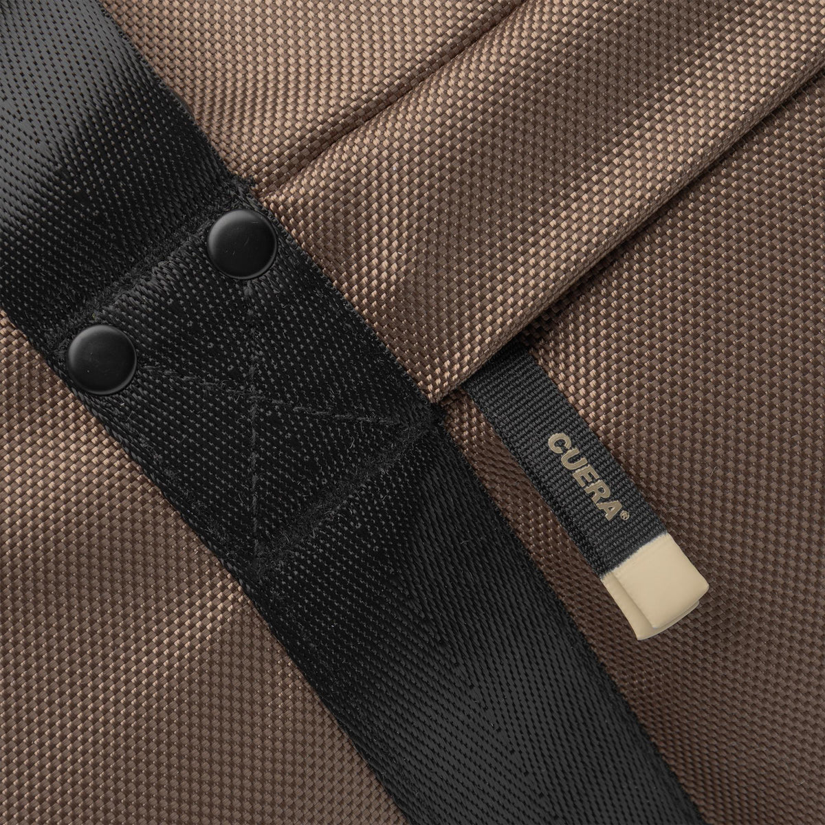Cuera Oncourt Medium Padel Bag in Walnut, strap detail