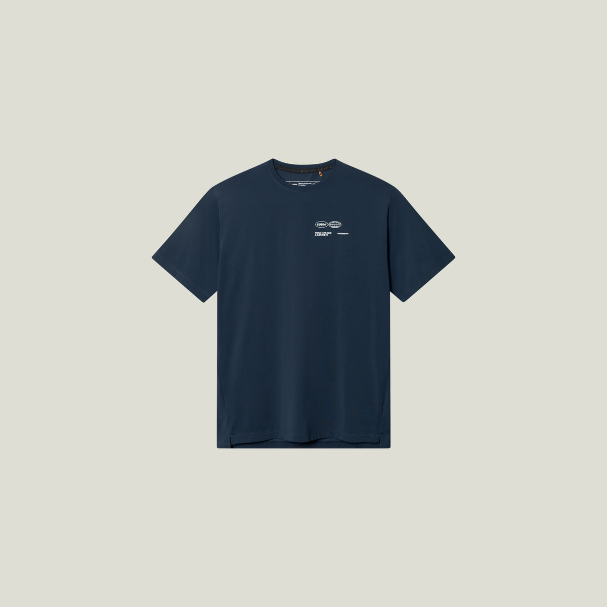 Cuera Oncourt Navy Uniform, neck label and care tag detail